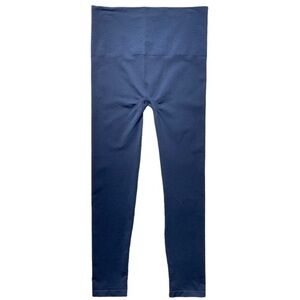 Spanx Look At Me Now Seamless Nylon Leggings Blue Small
